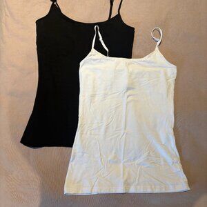 Body Bleu Camisole Tank Top Set Black White Size Small